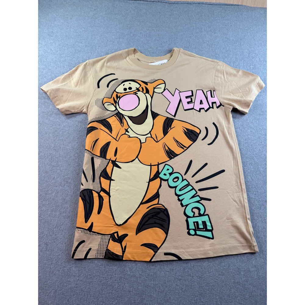 Disney BoxLunch Tigger Jumbo Print Vintage Tee Tan Mens/Unisex Medium 31774286